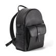 ACAM-EX0002 Premium-Leder-Rucksack, schwarz. Art.-Nr. 815537